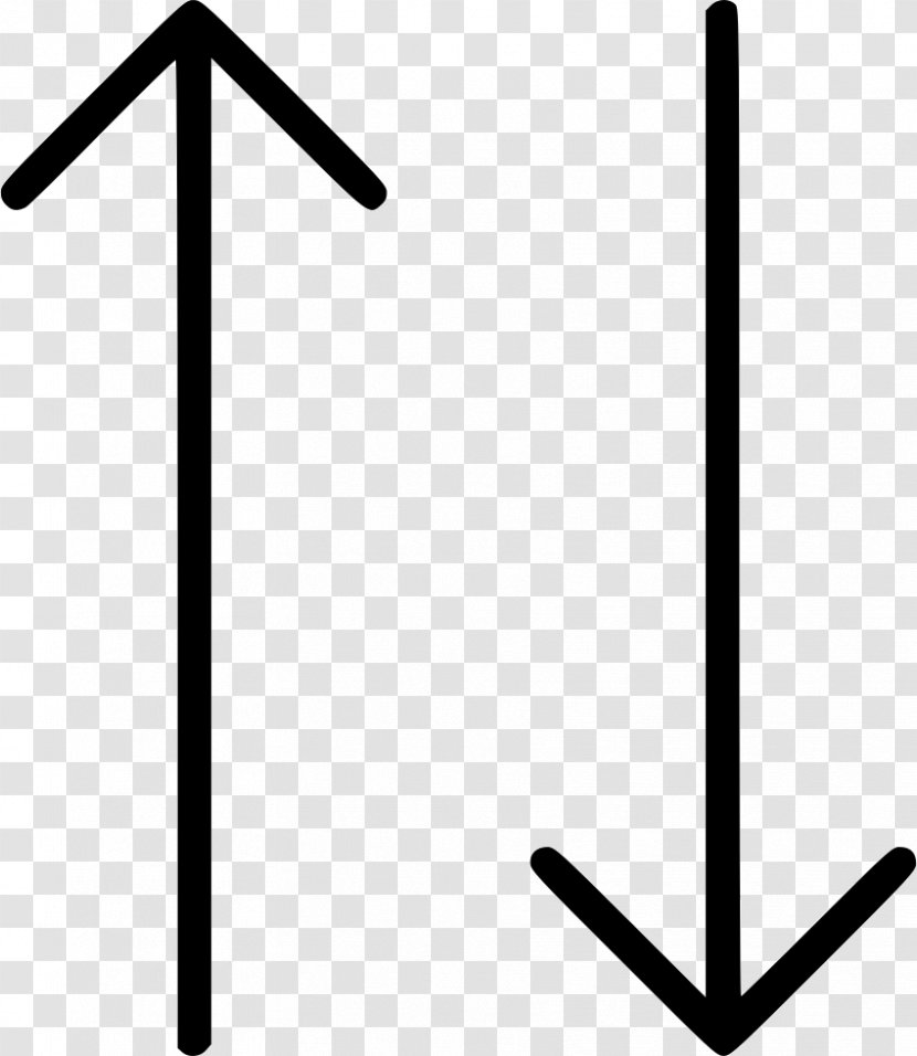 Arrow - Diagram - Upside Down Transparent PNG