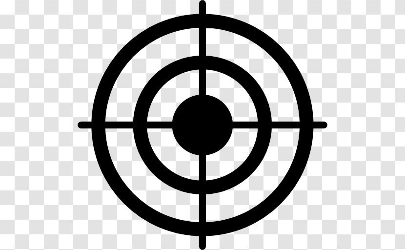 Bullseye Shooting Target Clip Art - Color - 手 Transparent PNG