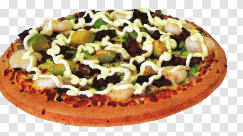 California-style Pizza Sicilian Cuisine Of The United States - California Style - Surf And Turf Transparent PNG