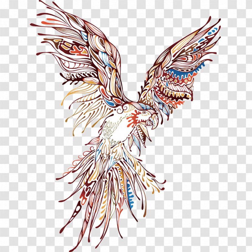 Animal Art Clip - Abstract - Parrot Pattern Transparent PNG