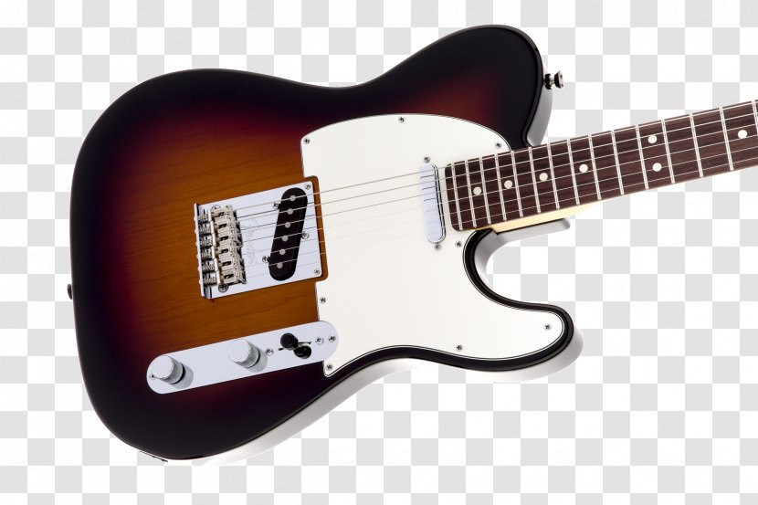 Fender Telecaster Stratocaster Electric Guitar Fingerboard - Sunburst Transparent PNG