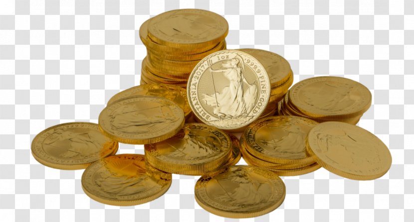 Silver Coin Gold Britannia Bullion - Saving Transparent PNG
