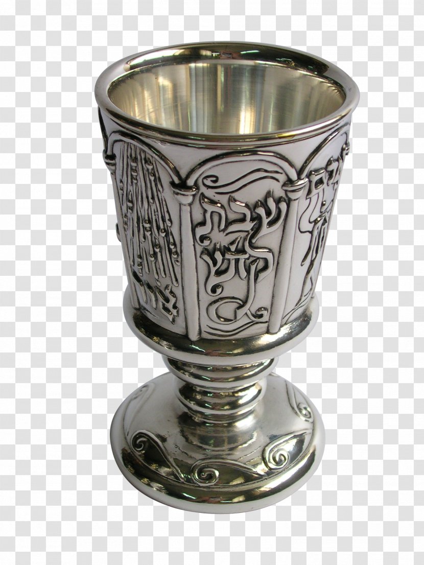 Silver Kiddush Chalice Cup Judaism Transparent PNG
