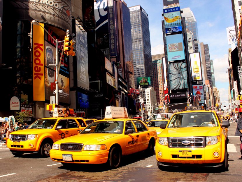 Times Square Ball Drop Theater District Broadway Taxi Transparent PNG