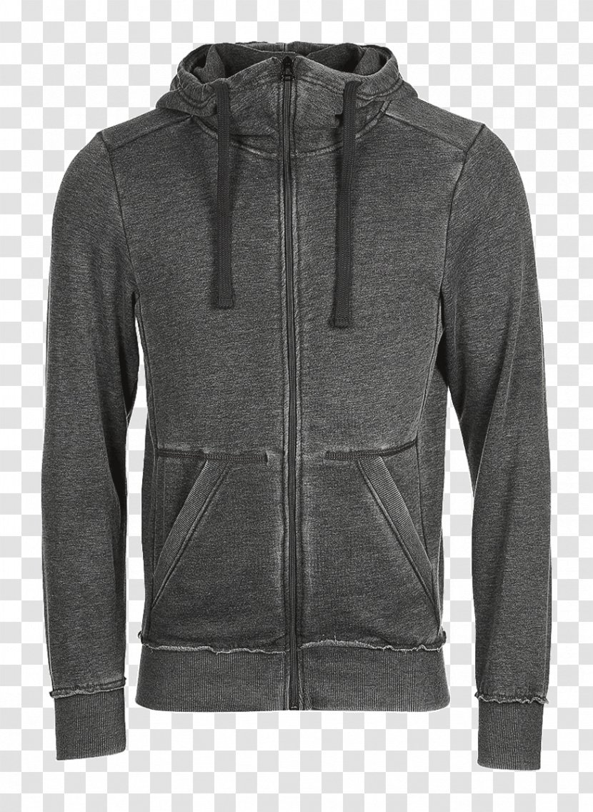 Hoodie T-shirt Leather Jacket - Coat Transparent PNG
