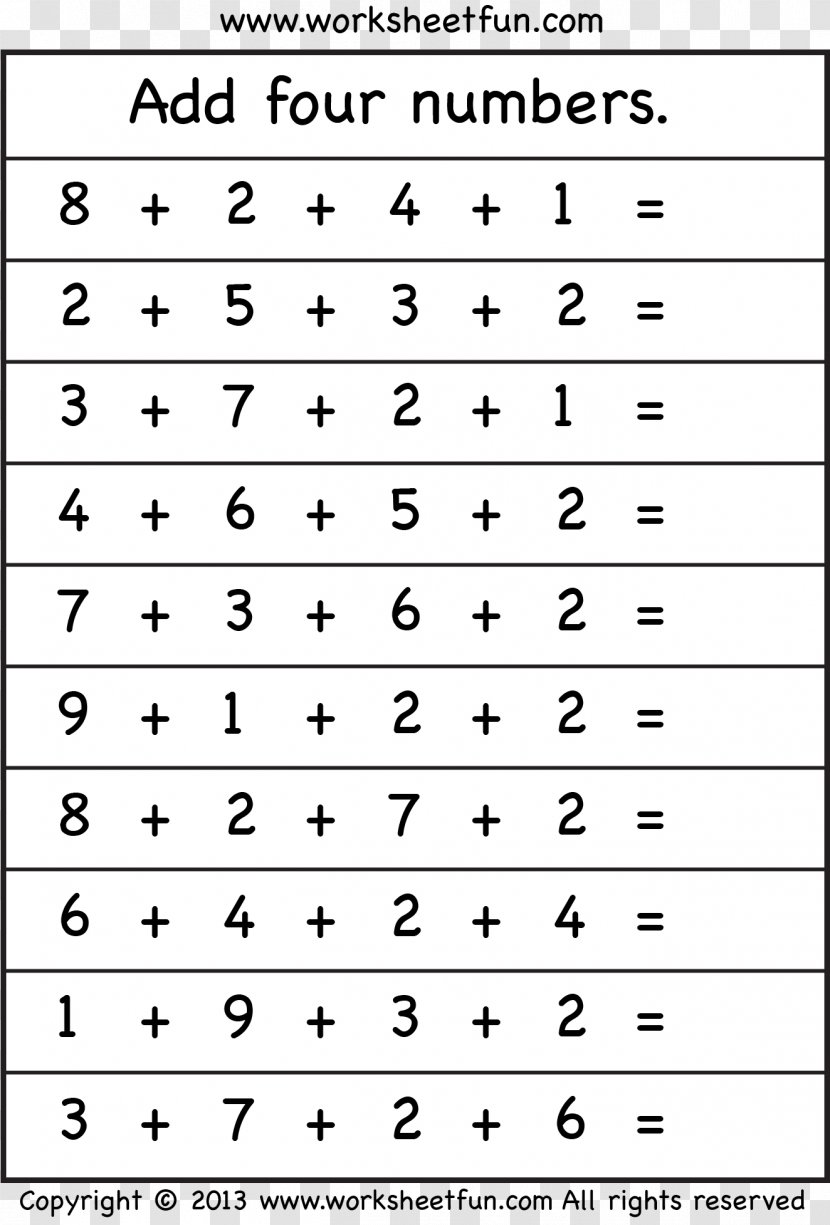 Number Addition Mathematics Multiple Multiplication - Frame Transparent PNG