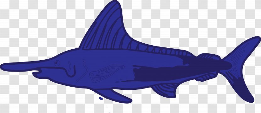 Marine Biology Sea Clip Art - Shark - Blue Vector Big Fish Material Transparent PNG