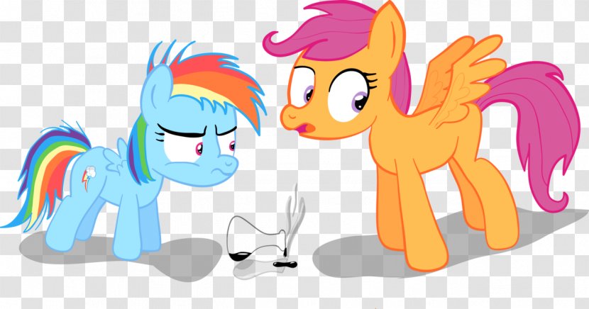 Pony Colt Filly Horse Rainbow Dash - Smile - Scootaloo Background Transparent PNG