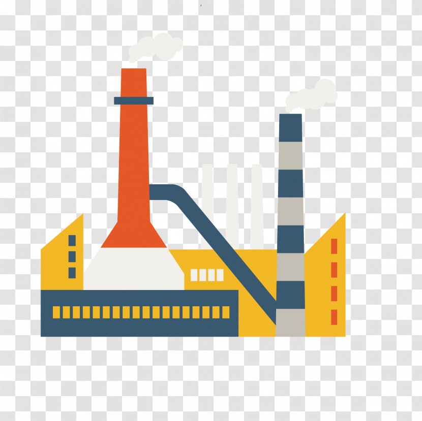 Factory Industry Coal Business - Vector Cartoon Power Plant Petrochemical Transparent PNG