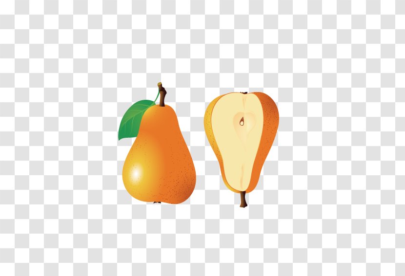 Pear Computer File - Orange - Delicious Transparent PNG