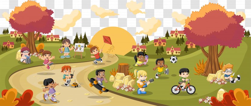 Cartoon Child Royalty-free Play - Photography - Amusement Park Transparent PNG