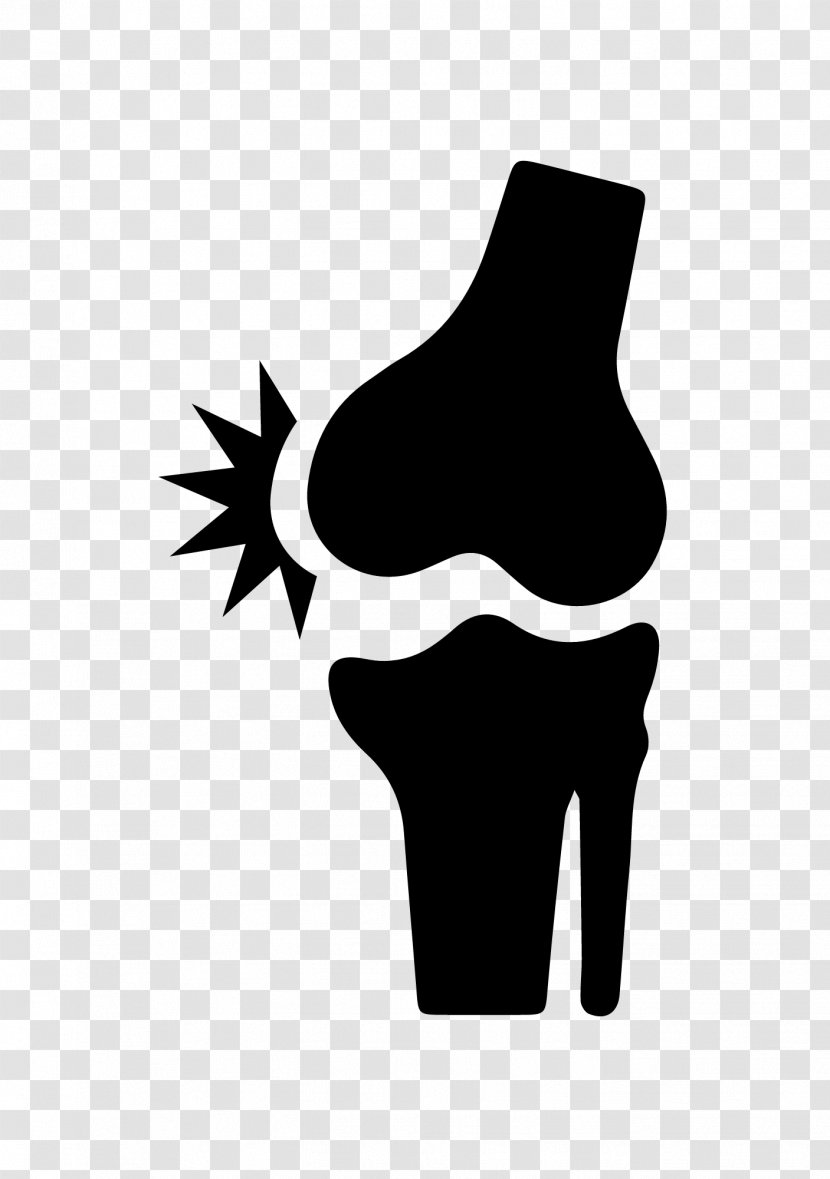 Knee Pain Back Joint - Logo - Bone Transparent PNG