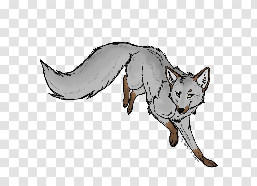 Cat Red Fox Clip Art Fauna Tail - Wing - Spirit Transparent PNG