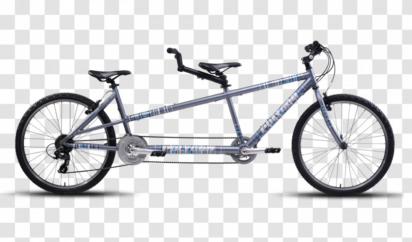 Tandem Bicycle Cycling Mountain Bike Polygon - Forks Transparent PNG
