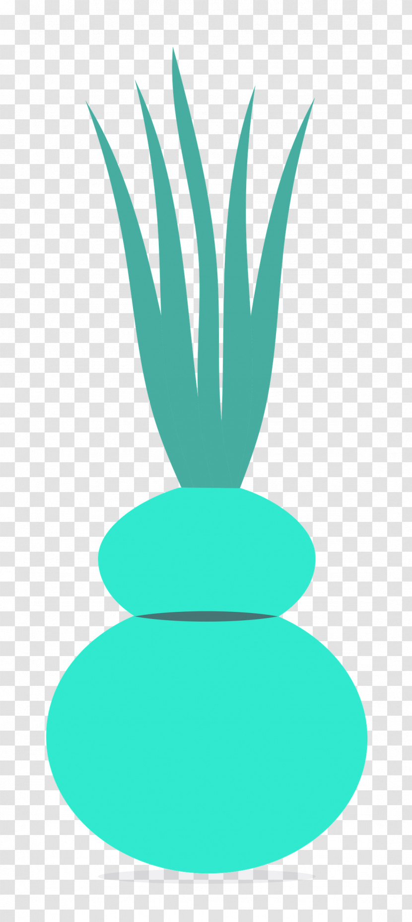 Leaf Green Teal Line Tree Transparent PNG