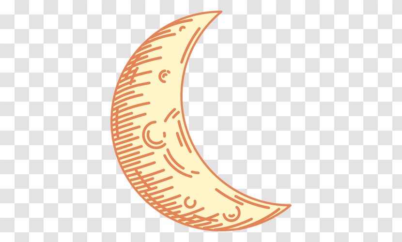 Crescent Moon Clip Art - Line Transparent PNG