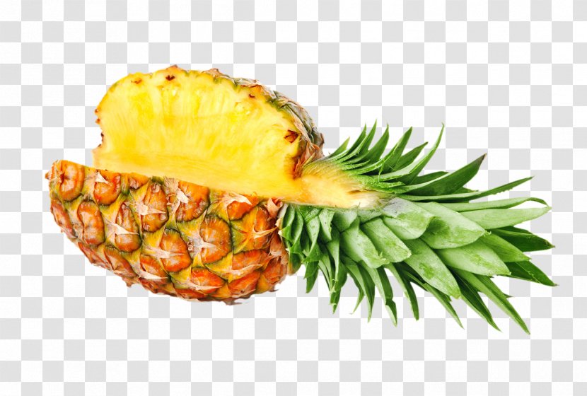 Sweet And Sour Root Beer Pineapple Tropical Fruit - Cut Transparent PNG