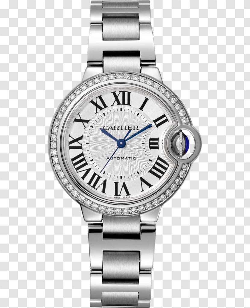 Cartier Ballon Bleu Automatic Watch Jewellery - Movement Transparent PNG