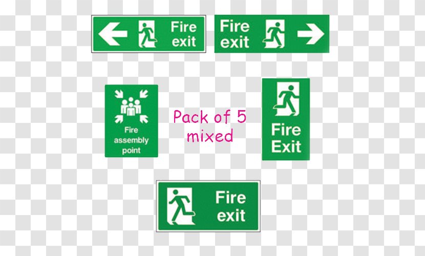 Safety Emergency Exit Sign Meeting Point Fire Escape - Area Transparent PNG