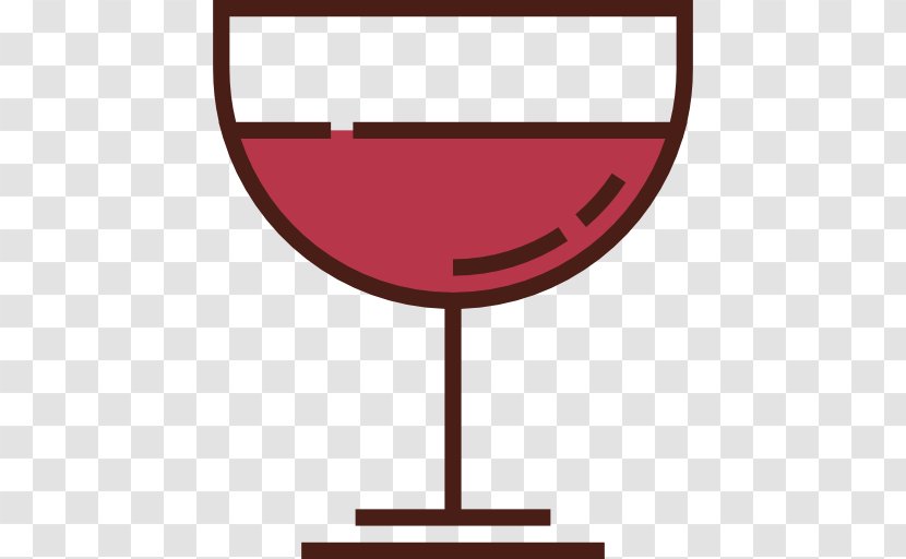 Red Wine Glass Icon - Stemware Transparent PNG