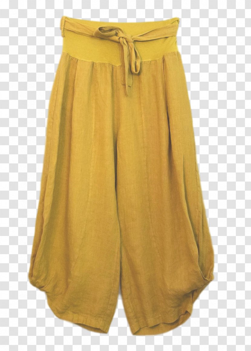 Waist Shorts - Yellow - Active Transparent PNG