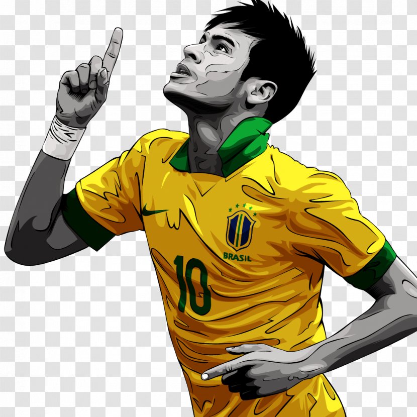 2014 FIFA World Cup Brazil National Football Team FC Barcelona Aptoide Clip Art - Neymar Transparent PNG