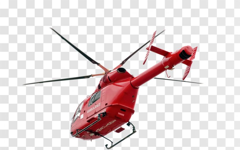 Helicopter Flight Aircraft Airplane - Big Red Flying Transparent PNG