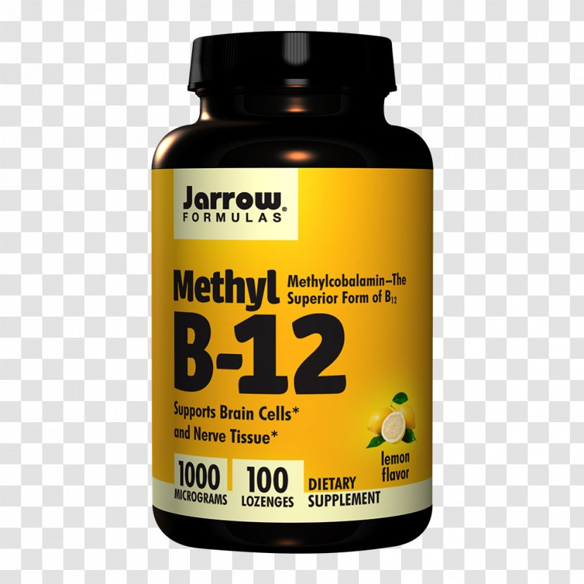 Dietary Supplement Vitamin B-12 Methylcobalamin Levomefolic Acid Cyanocobalamin - Brand Transparent PNG