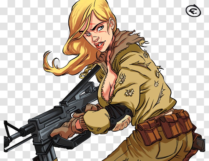 Cartoon Gun Fiction Mercenary - Tree - Urban Rivals Transparent PNG