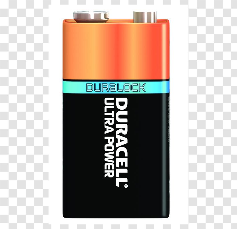 Nine-volt Battery Alkaline Duracell Electric Charger - Rechargeable - Pack Transparent PNG