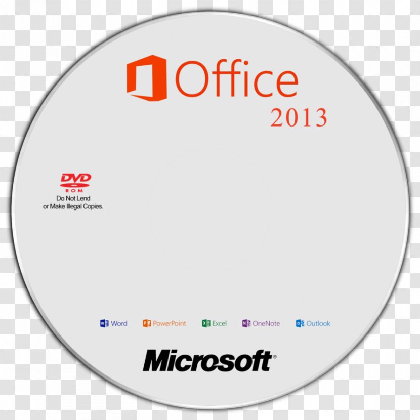 Microsoft Office 2013 Windows 10 DVD 2016 - Area Transparent PNG