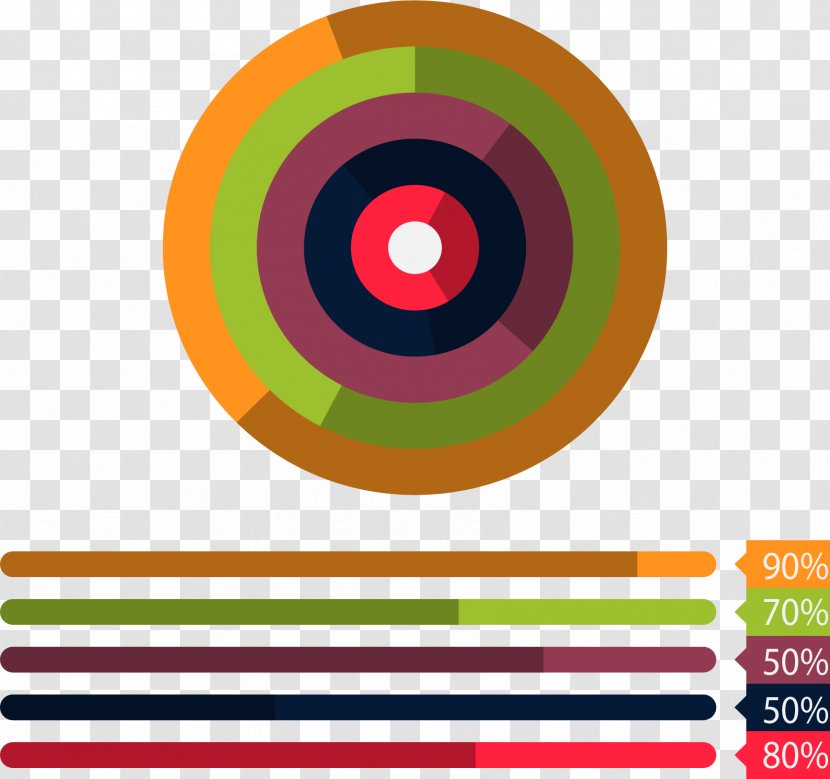 Data Graphic Design Chart - Library - Target Classification Transparent PNG