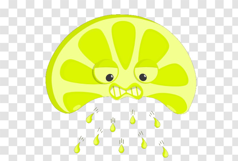 Cartoon Clip Art - Yellow - Lime Transparent PNG