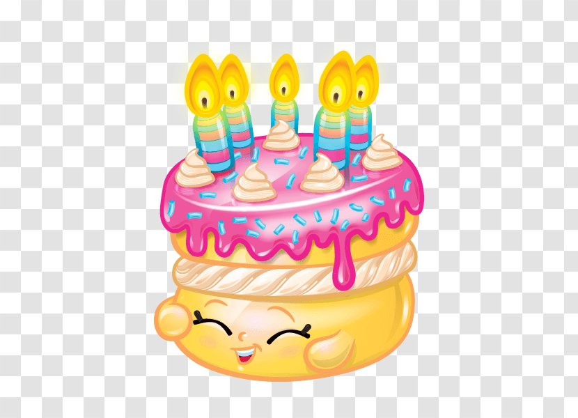 Birthday Cake Cupcake Shopkins Clip Art - Torte Transparent PNG