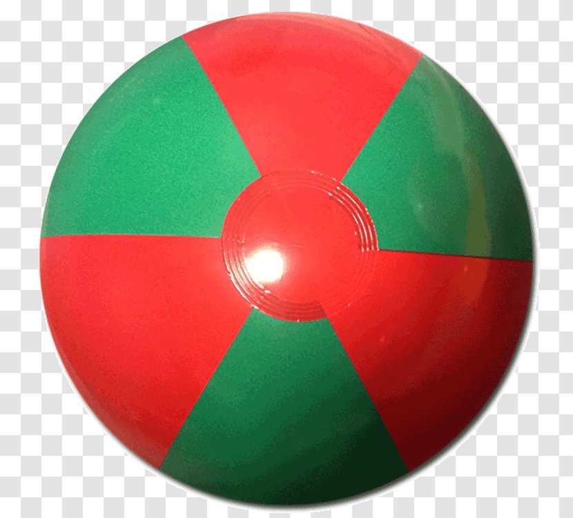 Beach Ball Football Red - Sphere Transparent PNG