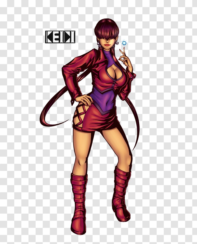 The King Of Fighters XIII 2002: Unlimited Match Shermie Yamata No Orochi - Watercolor - Frame Transparent PNG