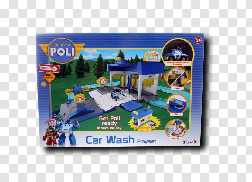 Car Wash Toy Police Game - Robocar Poli Transparent PNG
