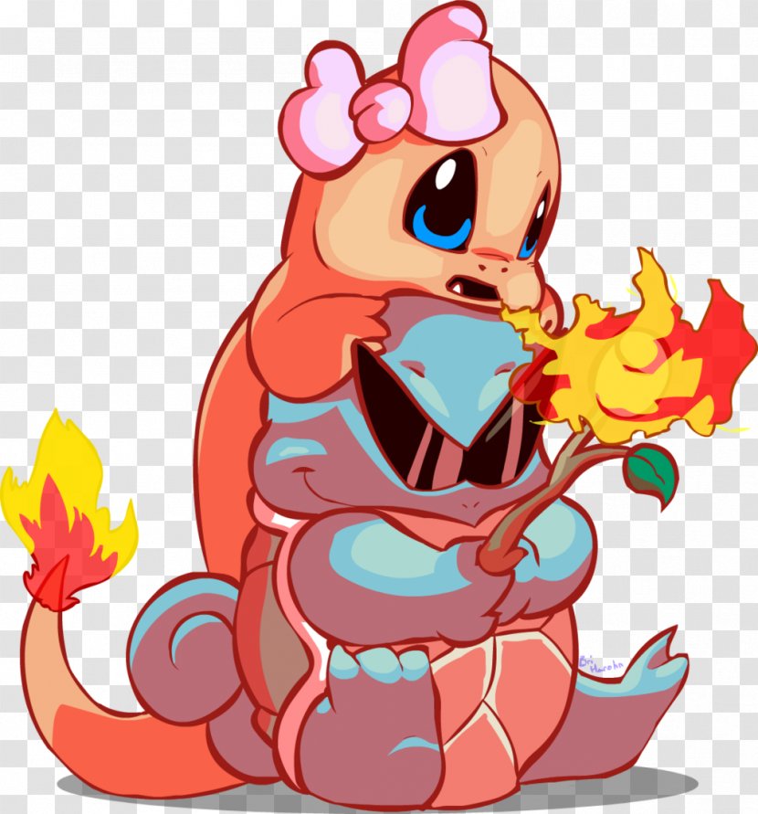 Squirtle Charmander Bulbasaur Pokémon Charizard - Watercolor - Pokemon Transparent PNG