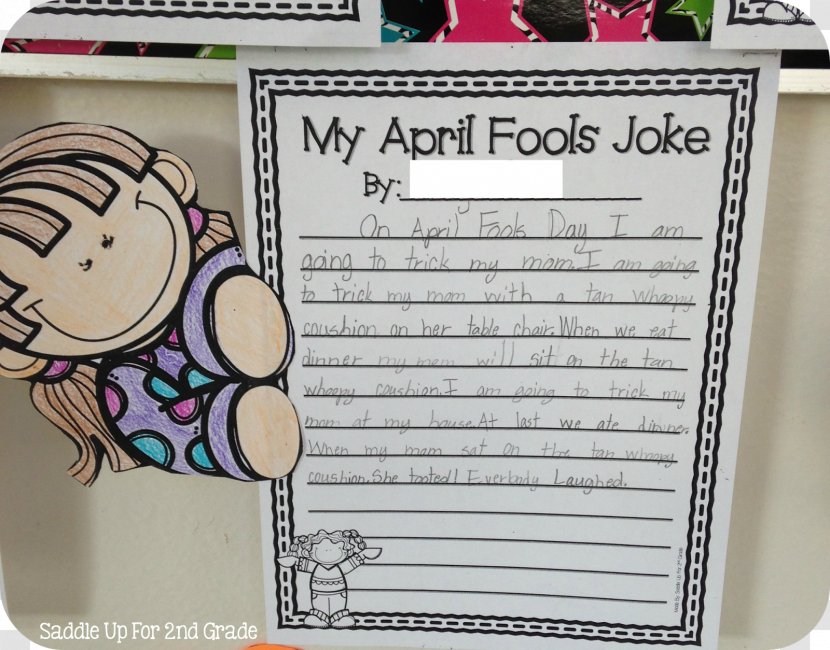 April Fool's Day Practical Joke 1 Teacher - Second Grade Transparent PNG