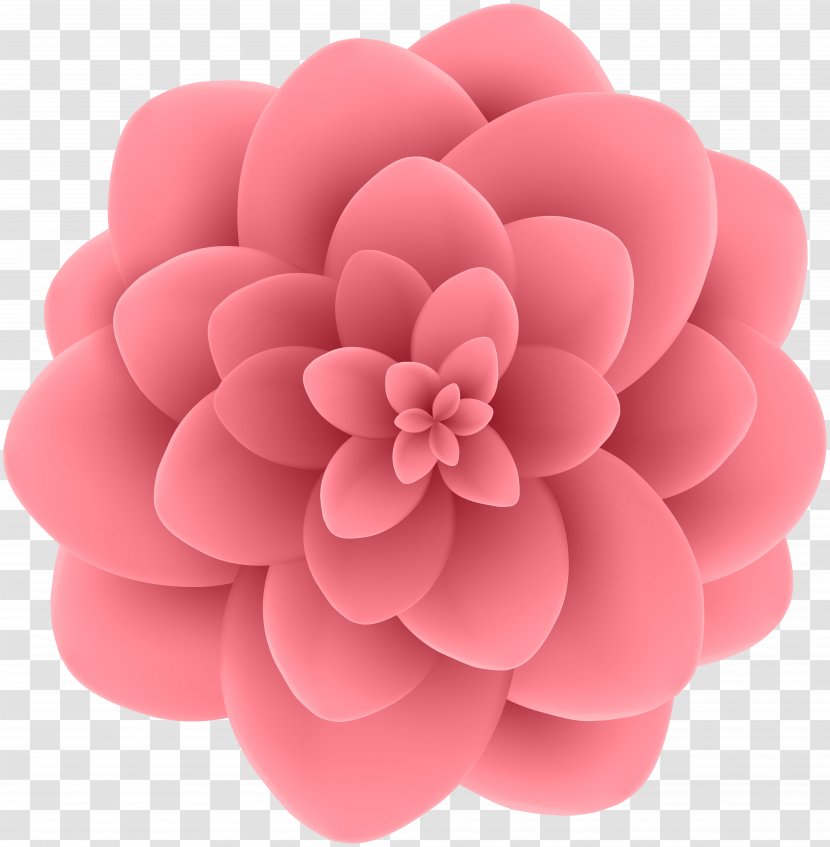 Pink Flowers Bead - Deco Flower Transparent Clip Art Image Transparent PNG