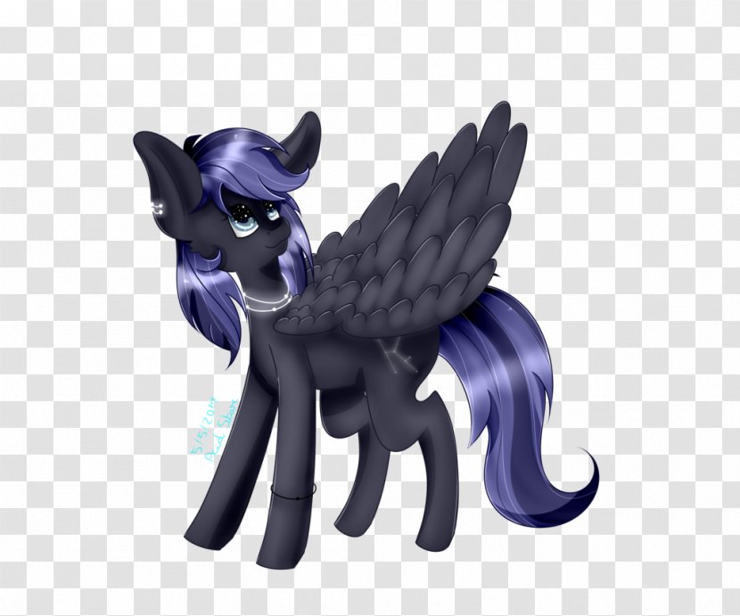 Horse Cat Pony Mammal Violet - Fiction - Starry Night Transparent PNG