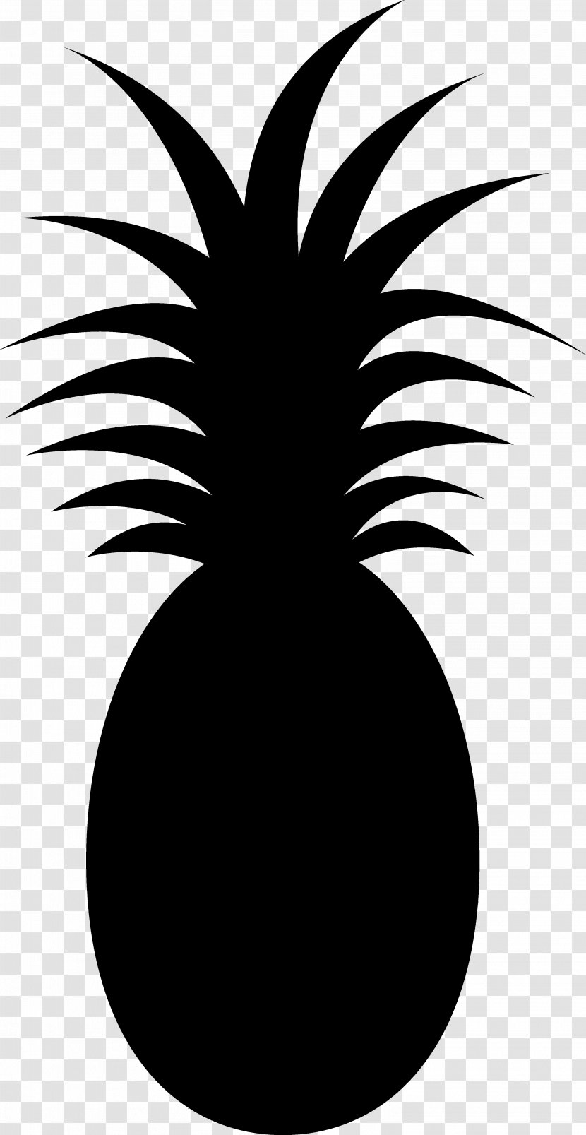 Palm Trees Clip Art Silhouette Leaf - Arecales - Blackandwhite Transparent PNG