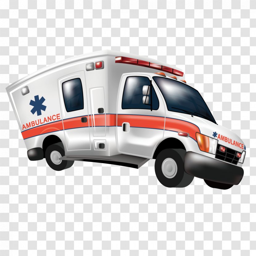 Ambulance Cartoon Emergency Medical Technician Paramedic - Beautifully Transparent PNG