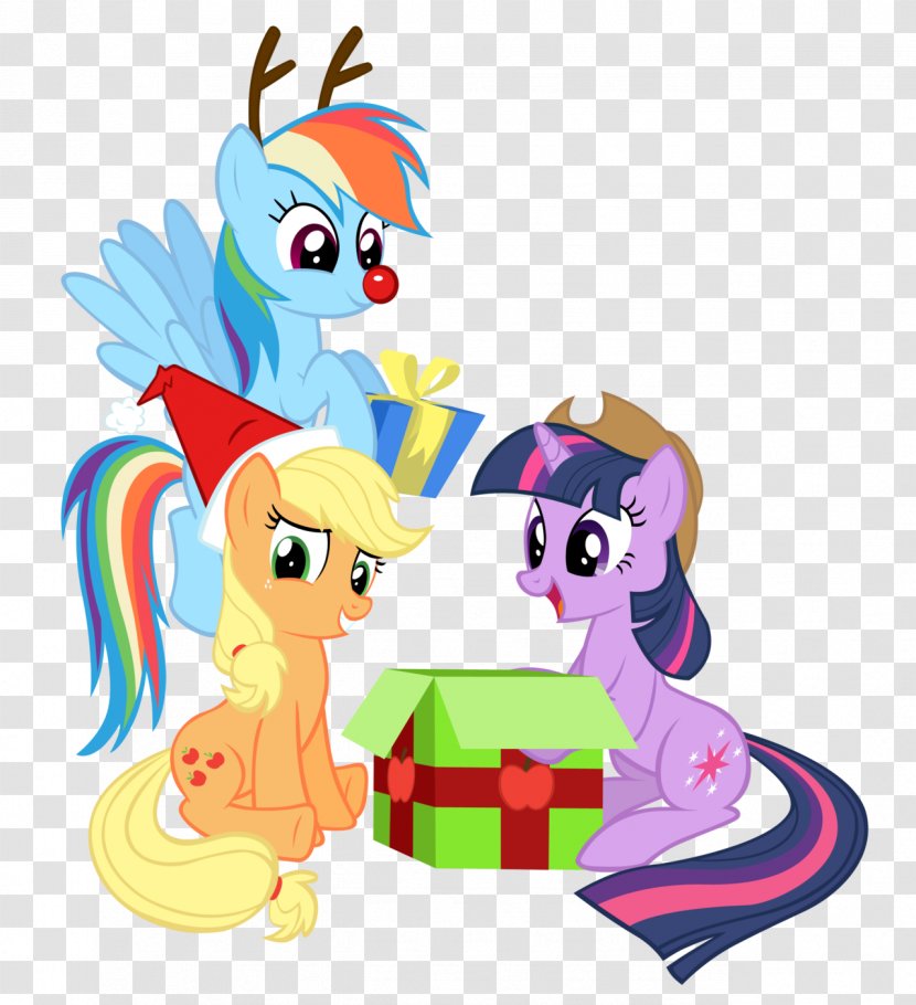 Rarity Pony Twilight Sparkle Applejack Pinkie Pie - Horse Like Mammal - Christmas Transparent PNG