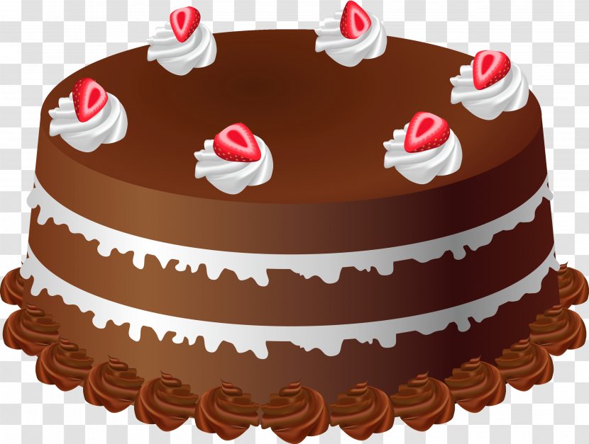 Birthday Cake Chocolate Clip Art - German Transparent PNG
