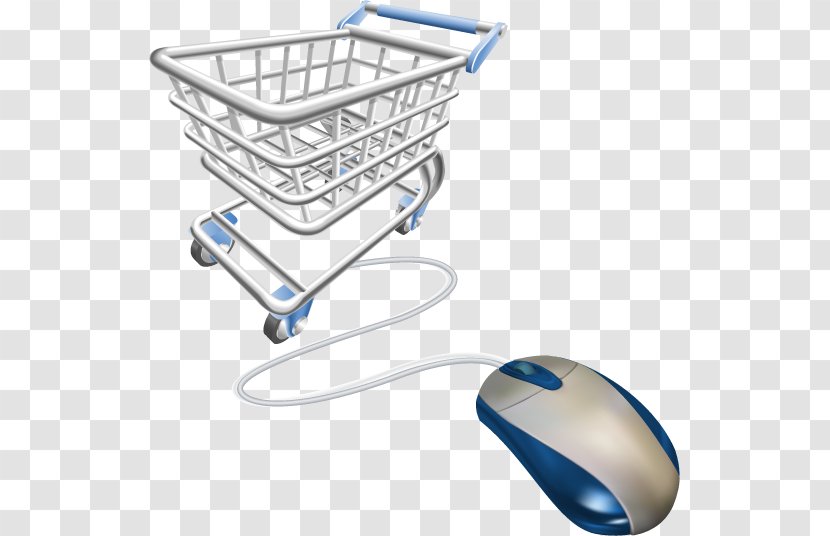 Computer Mouse Online Shopping Cart Clip Art - Royaltyfree Transparent PNG