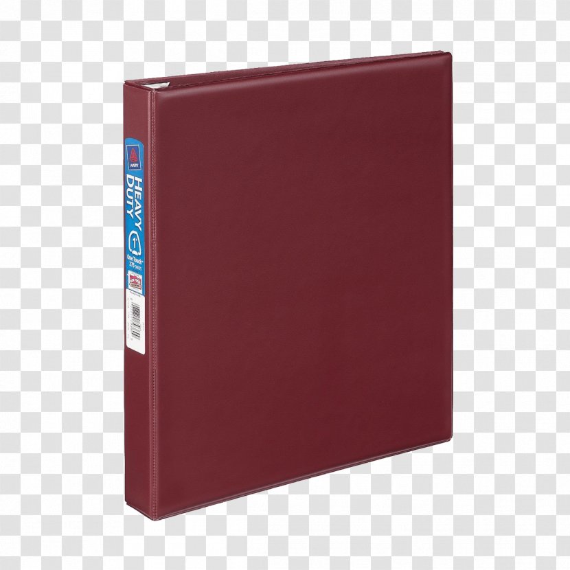 Ring Binder Maroon Avery Dennison Inch Transparent PNG