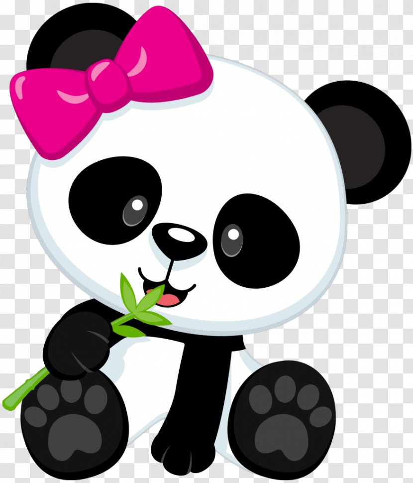 Giant Panda Bear Baby Pandas Clip Art - Fictional Character - Cute Transparent PNG