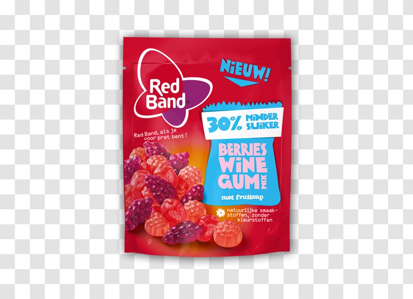 Raspberry Gummi Candy Liquorice Wine Gum - Chocolate - Red Band Transparent PNG