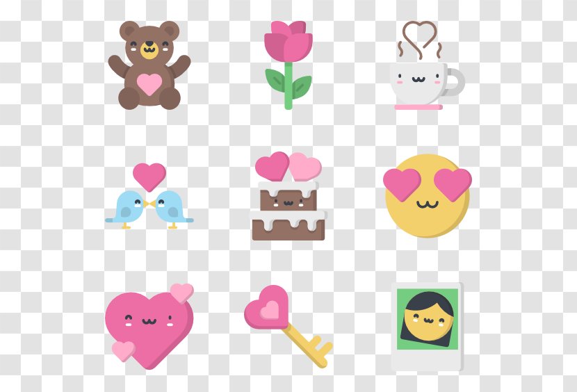 Valentine's Day Computer Icons Smiley Love Clip Art - Poster - Kawaii Candies Transparent PNG